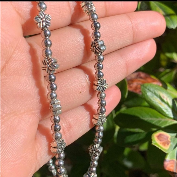 Silver Anklets Pair - Picture 1 of 4